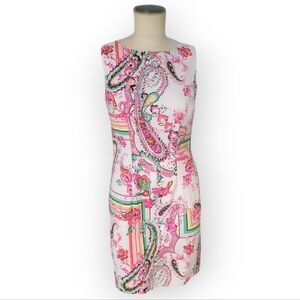 AGB Colorful Paisley Dress Sleeveless Size 6